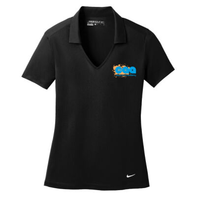 NIKE Dri-FIT VERTICAL MESH LADIES' POLO *Embroidered Logo* Thumbnail